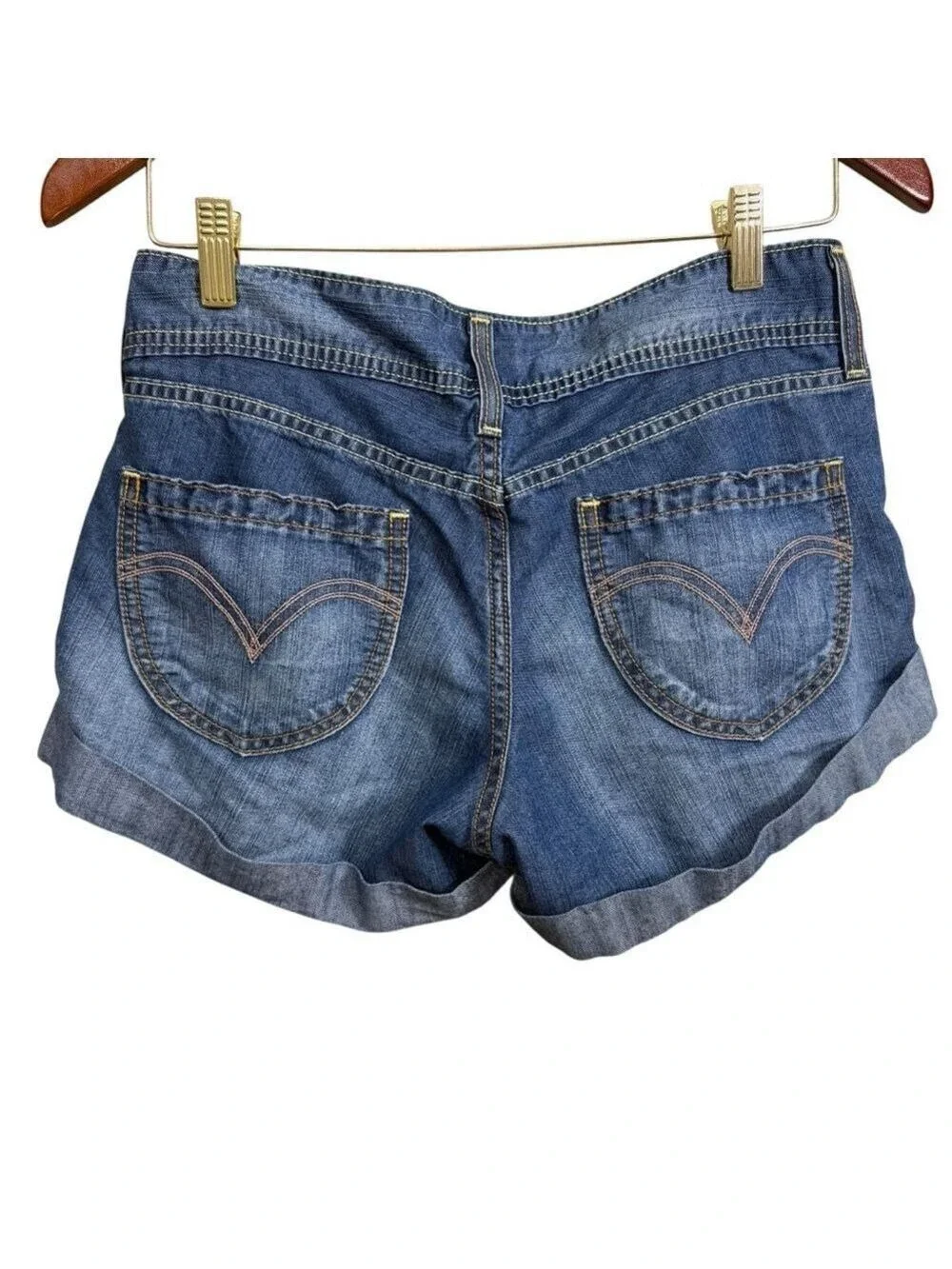 Levi's Denim Shorts, Size 5,‎ Blue